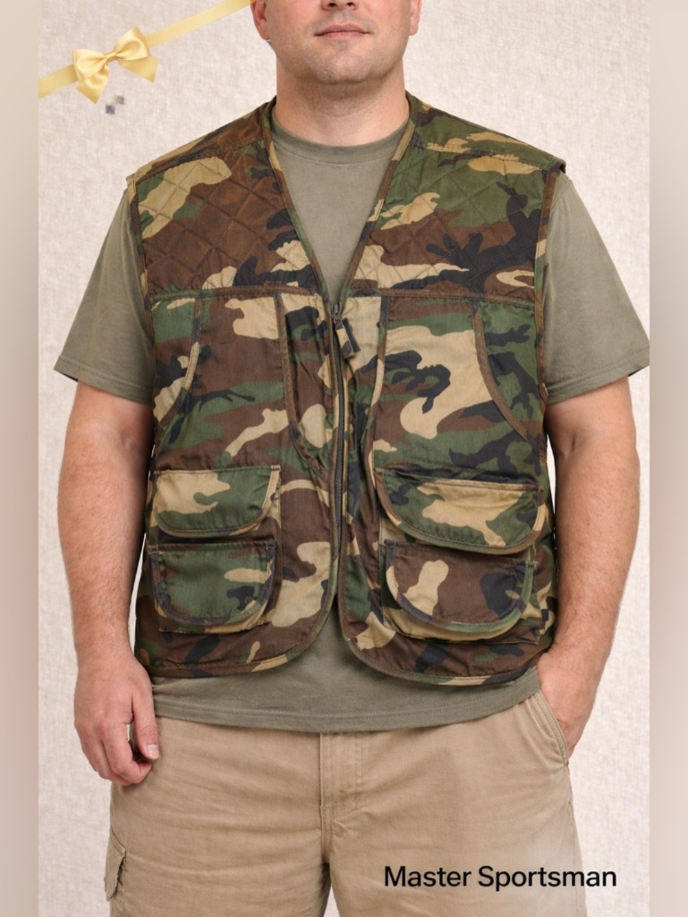 MASTER Sportsman 100% Cotton Rugged Outdoor Gear Camo Lightweight Size 2X